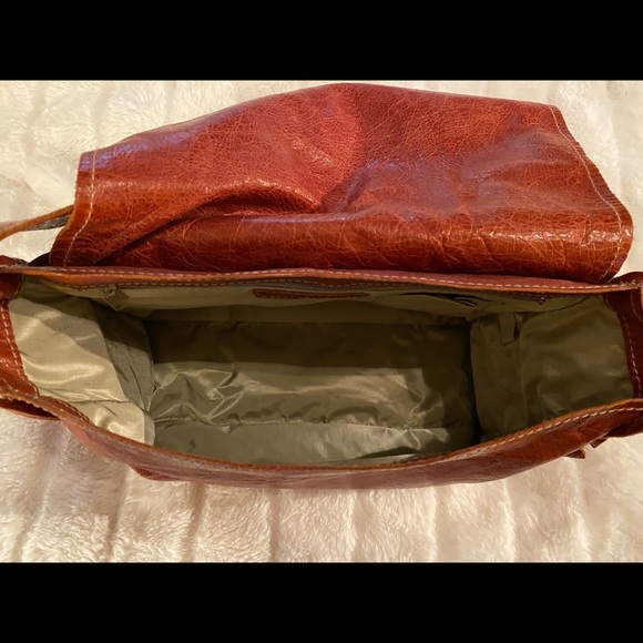 Francesco Biasia Leather Boho Style Shoulder Bag - Picture 8 of 14